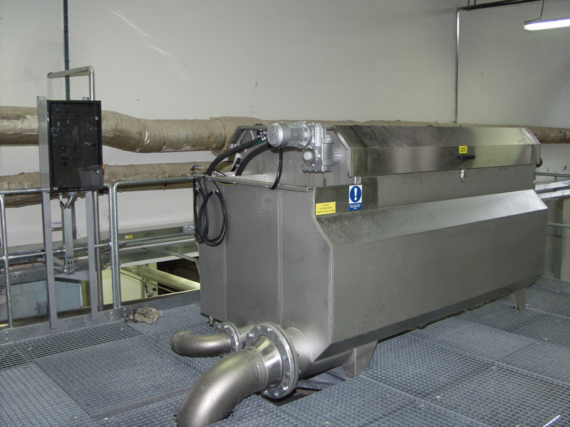 Mikrofiltrace a filtrace odpadních vod - diskový filtr, mikrosítový ...